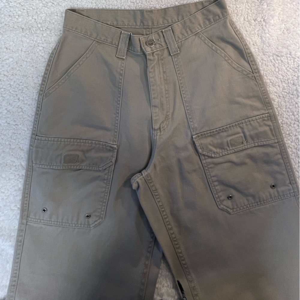 Lee Riveted Women's Cargo Utility Pants with Pockets Tan Size 8 - Picture 8 of 10